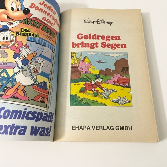 Lot of 5 Disney German Books Mickey Mouse Donald Duck and Garfield - Picture 10 of 16